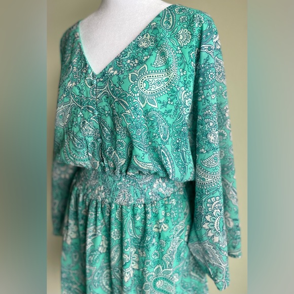 FLYING TOMATO PULLOVER V-NECK FLUTTER SKIRT DRESS, SZ 2X - Picture 8 of 9